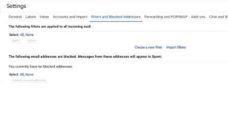Check that no unfamiliar filters are being applied to incoming emails, or that there are not any unusual email accounts that are being blocked. Delete any of these unfamiliar filters or email accounts.
