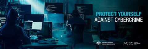 Twitter banner - Protect yourself against cybercrime