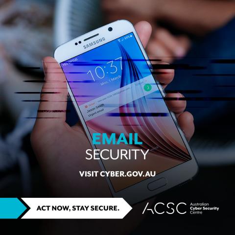 ACSC Social tile - email security version 2