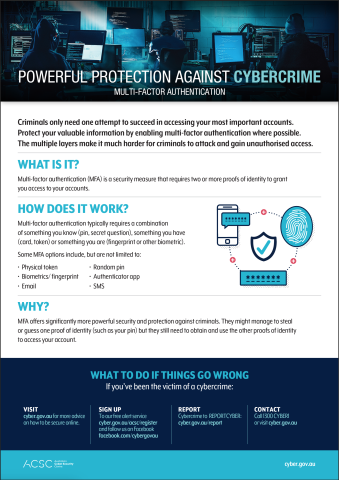 Multi-factor authentication