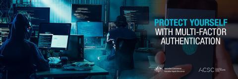 Multi-factor authentication - social media banner